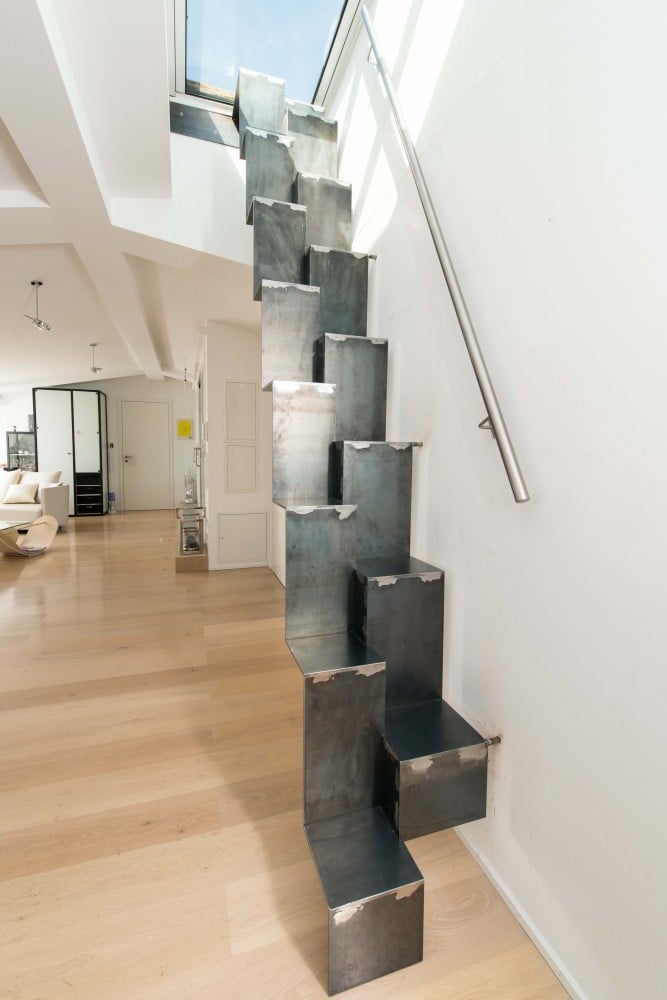 5 idées géniales pour que vos escaliers fassent partie intégrante ... Escalier décor Métal