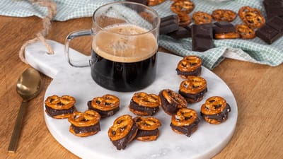 Bretzels au chocolat