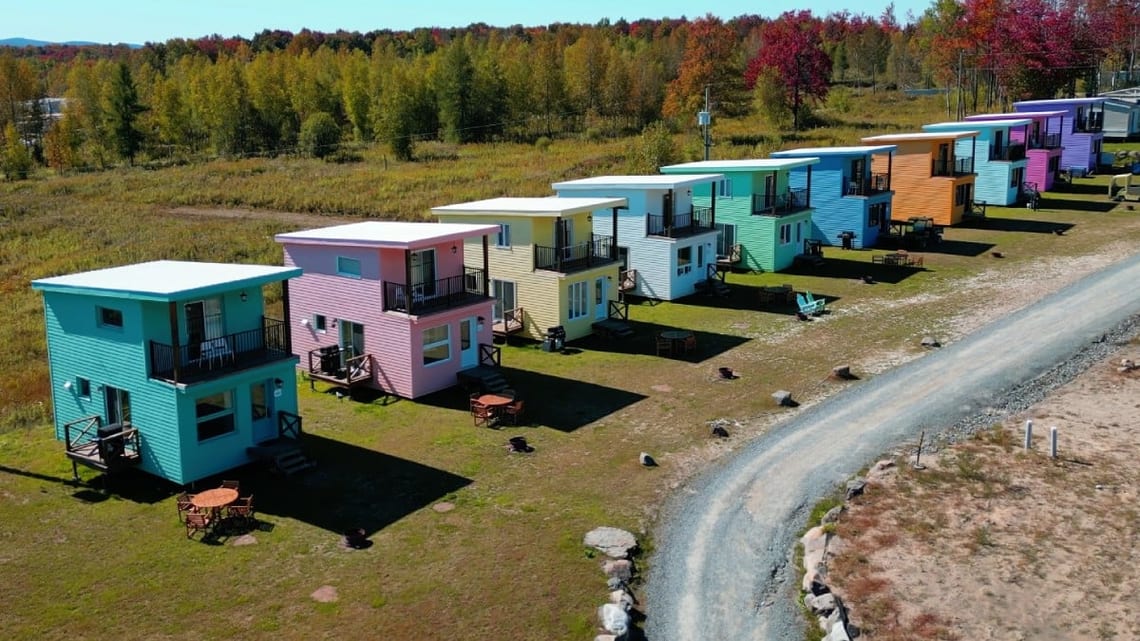 Village de 10 tiny houses