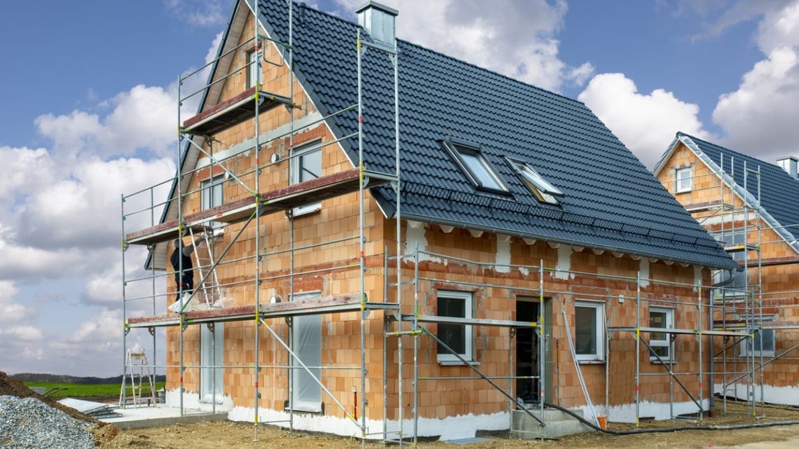 La construction d'une maison