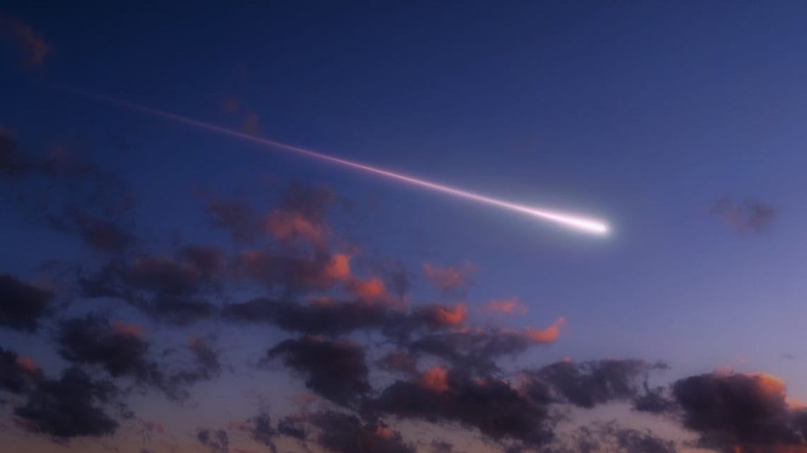 Une étoile filante