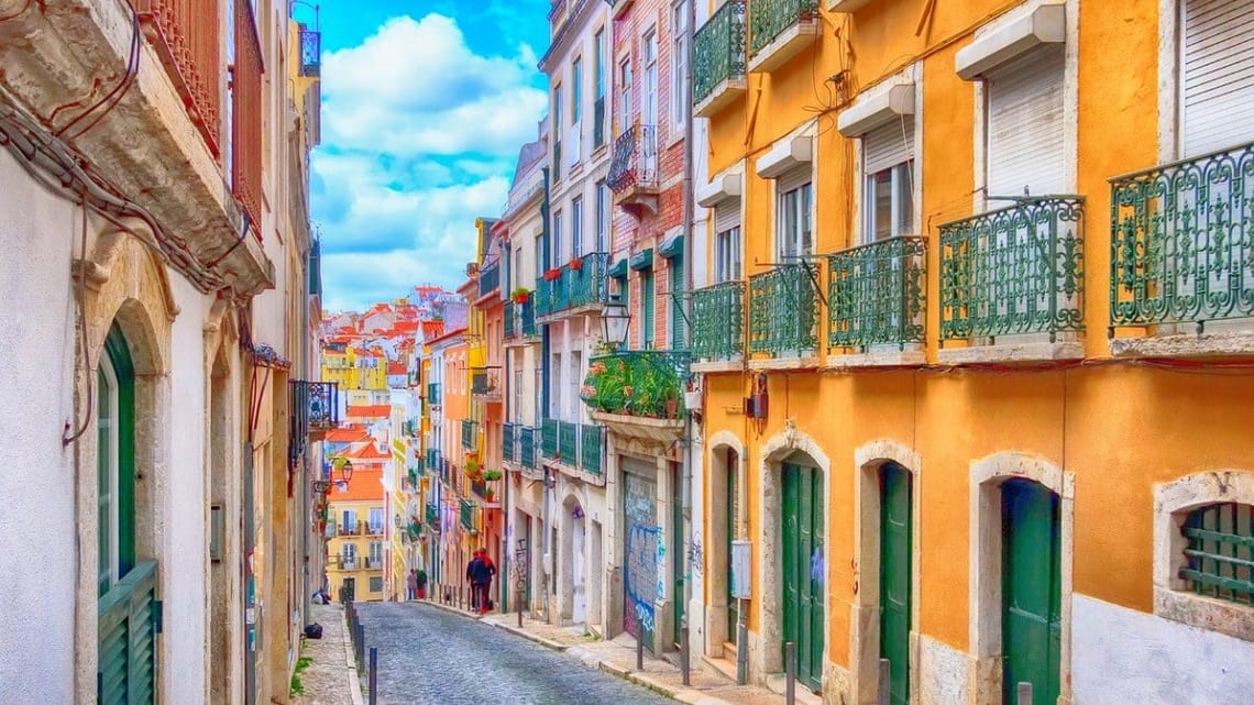 Une rue de Lisbonne