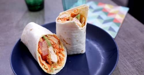 Wraps poulet coleslaw