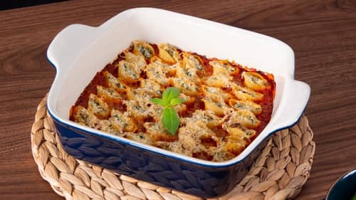 Ces Conchiglie Rigate farcies et gratinées vont devenir votre nouvelle recette préférée pour un dîner italien !