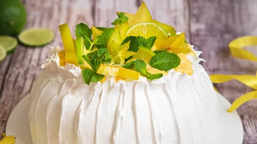 Pavlova aux agrumes