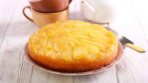 Tarte tatin de mangue