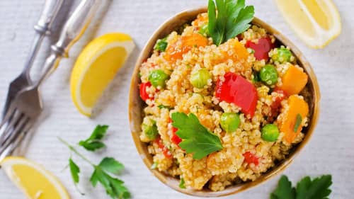 Salade de boulghour et melon