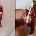 Cette grand-mère prie tous les jours face à sa figurine de Saint-Antoine... qui est en fait l'elfe Elrond du Seigneur des Anneaux. Trop drôle !