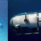 le sous-marin le Titan dans l'océan