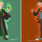 Les personnages d'Harry Potter rejoignent l'univers Disney grâce à ce dessinateur