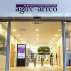 Façade d'une agence Agirc-Arrco