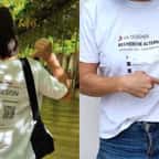 Elle imprime son CV sur son t-shirt