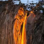En Californie, cette « cascade de lave » émerveille les visiteurs du parc national de Yosemite