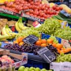 Des fruits dans un supermarché