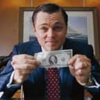 L'acteur Leonardo DiCaprio dans el fil Le Loup de Wall Street