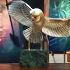 La mythique Chouette d'or, une sculpture d'une valeur de 150 000 euros