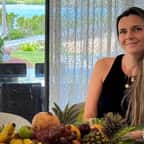 Annabel Fenwick Elliott chez elle à l'île Maurice