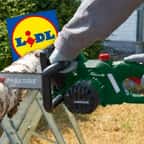 Une tronçonneuse électrique Parkside PEKS 1600 C3 vendue chez Lidl