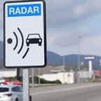 Le radar situé sur la N-II, à la frontière franco-espagnole 