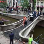 Un pont réalisé par imprimante 3D en métal vient d’être inauguré à Amsterdam