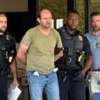 Wesley Worl lors de son arrestation