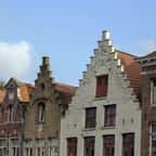façades de maisons en Belgique