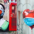 Coronavirus : le street art aussi s’attaque à la pandémie