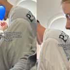 Un couple dans un avion