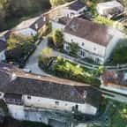 Le hameau de La Brousse vu de haut
