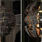 Fan de Star Wars, ce couple transforme une lampe IKEA en Étoile de la Mort... Le résultat est bluffant !