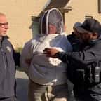 Rebecca Woods lors de son arrestation 