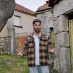 João Amorim dans son village abandonné