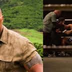 Dwayne Johnson méconnaissable sur le tournage de son nouveau film 