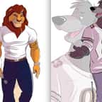 Cet artiste donne un aspect humain à de célèbres personnages animaux de Disney