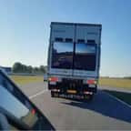 L'écran sur un camion