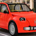Le concept car 2CV présenté par Citroën au Mondial de l'Auto de Paris.