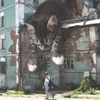 Les photos de cet artiste montrent des chats gigantesques