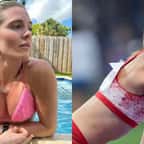 Alysha Newman, perchiste canadienne médaillée de bronze aux JO de Paris 2024