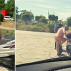Interpellé alors qu’il roulait nu sur son scooter, il répond : « il fait chaud, nan ? »