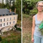 Abigail Carter dans son chateau dans le Lot-et-Garonne