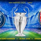 affiche finale Ligue des Champions PSG Arsenal
