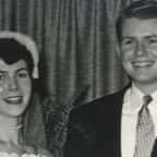 Edward Lyon et sa femme Val le jour de leur mariage