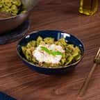 farfalle generose au pesto et burrata