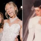 Katherine Short et sa mère Jackie Danko le jour de son mariage / Jackie Danko à son mariage 