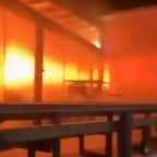 La "boule de feu" &agrave; l'int&eacute;rieur du bar