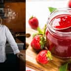 la cheffe &eacute;toil&eacute;e St&eacute;phanie Le Quellec partage sa recette de confiture de fraises