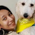 La victime, Siddhi Morabia, et son chien 
