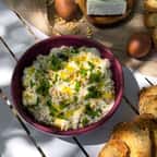 tartinade aux oeufs et à la feta