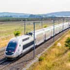 Un TGV en circulation