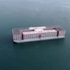 Une barge d'h&eacute;bergement au Royaume-Uni